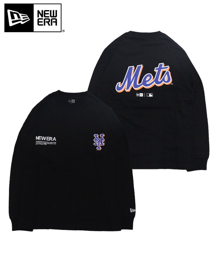 NEW ERA / ニューエラ 2023'A/W COLLECTION「長袖 コットン Tシャツ MLB Apparel ニューヨーク・メッツ  レギュラーフィット」