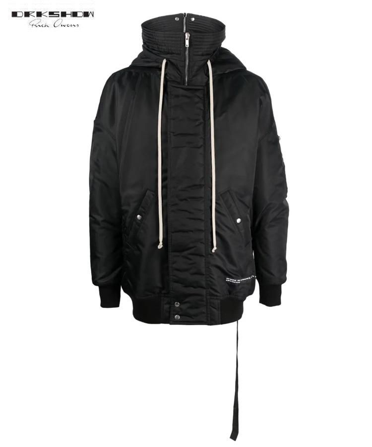 Rick Owens Drkshdw Black Cropped Windbreaker Jacket – BlackSkinny