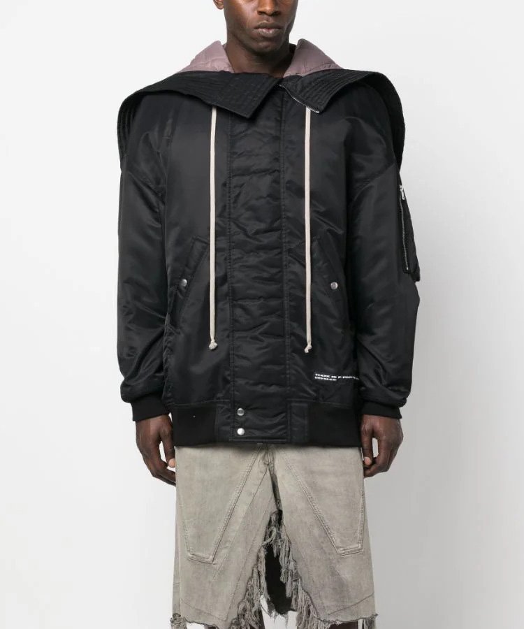 DRKSHDW by RICK OWENS 2023'AW COLLECTION 「HOODED LONG BOMBER」