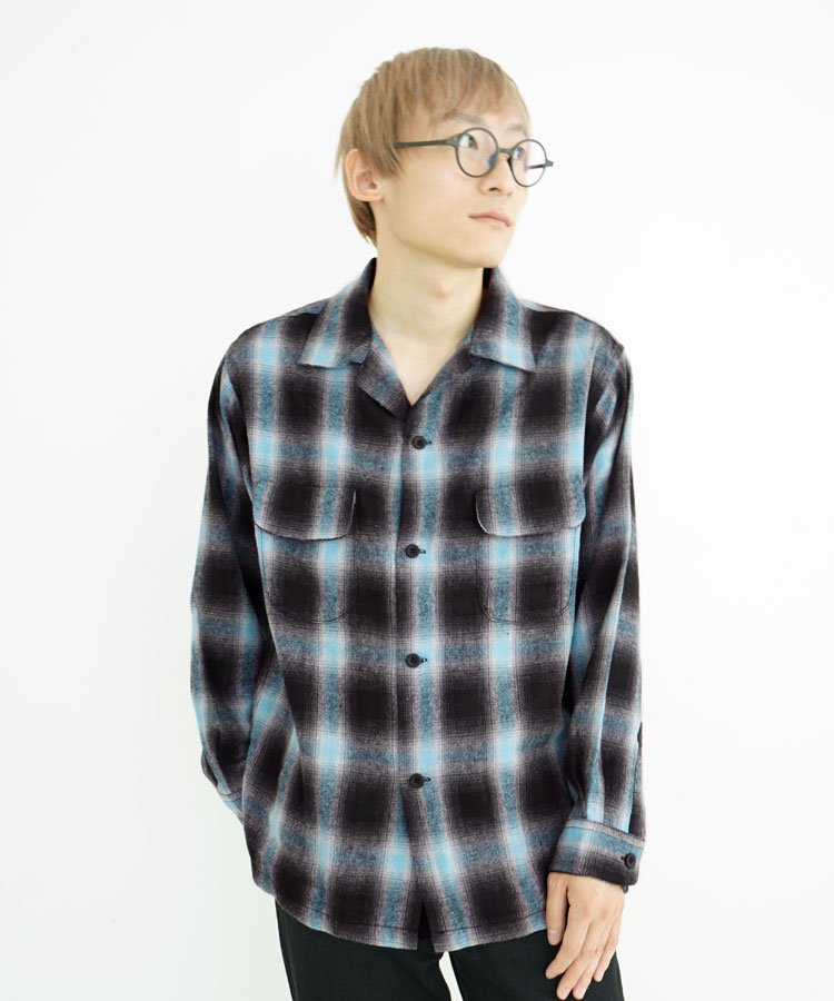 [TOWNCRAFT] OMBRE W-FLAP 50s LOOP COLLAR SHIRTS / ֥롼 [TC23F00600]