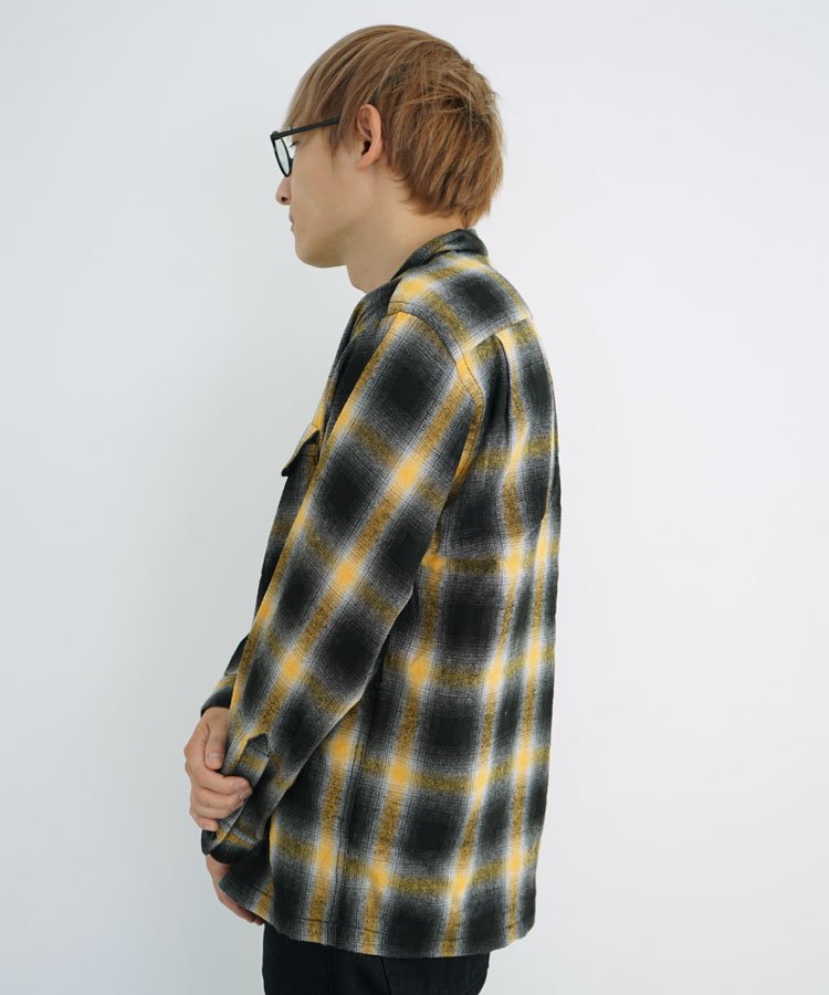 [TOWNCRAFT] OMBRE W-FLAP 50s LOOP COLLAR SHIRTS /  [TC23F00600]