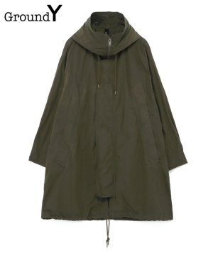 <img class='new_mark_img1' src='https://img.shop-pro.jp/img/new/icons5.gif' style='border:none;display:inline;margin:0px;padding:0px;width:auto;' />NY/C CROSS HIGH NECK HOODED MODS COAT / カーキ [GS-C03-004-1-03]