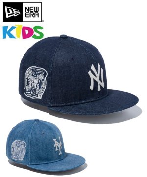 <img class='new_mark_img1' src='https://img.shop-pro.jp/img/new/icons61.gif' style='border:none;display:inline;margin:0px;padding:0px;width:auto;' />Kid's Youth 9FIFTY Denim MLB Subway Series / 2顼