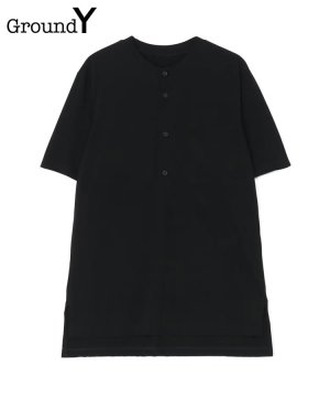 <img class='new_mark_img1' src='https://img.shop-pro.jp/img/new/icons5.gif' style='border:none;display:inline;margin:0px;padding:0px;width:auto;' />COTTON JERSEY LONG HENRY SHORT SLEEVE T-SHIRT / ֥å [GS-T05-040-2-03]