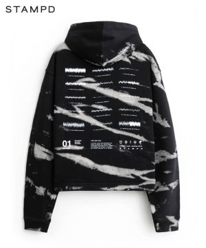 <img class='new_mark_img1' src='https://img.shop-pro.jp/img/new/icons5.gif' style='border:none;display:inline;margin:0px;padding:0px;width:auto;' />STAMPD SOUND SYSTEM TIE DYE CROPPED HOODIE / ֥饿 [SLA-M3378HD]