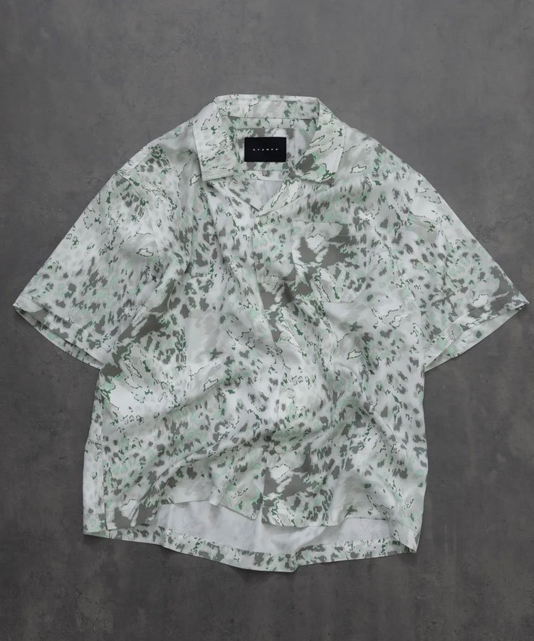 <img class='new_mark_img1' src='https://img.shop-pro.jp/img/new/icons5.gif' style='border:none;display:inline;margin:0px;padding:0px;width:auto;' />OCEAN LEOPARD CAMP COLLAR BUTTONDOWN / 쥪ѡ [SLA-M3350BD]