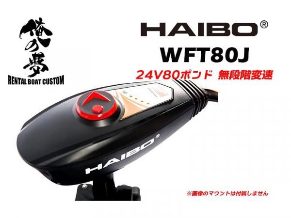 HAIBO ハイボWFT80俺の夢レンタルボートカスタム 24V80ポンド 32