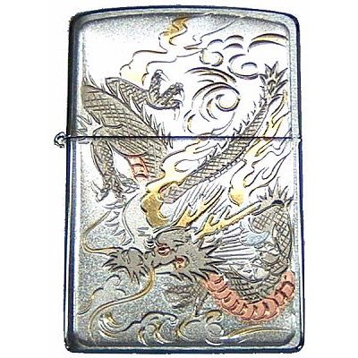 その場で名前入れ無料！ZIPPOﾃﾞﾝﾁｭｳﾊﾞﾝ ドラゴン龍 ジッポー - ペア