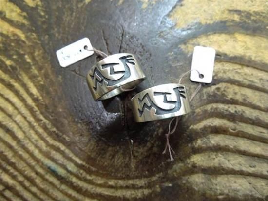 【21号】 ナバホ族 ココペリ リング インディアンジュエリー オーバーレイ インディアンココペリリング 21号】 ナバホ族 ココペリ リング