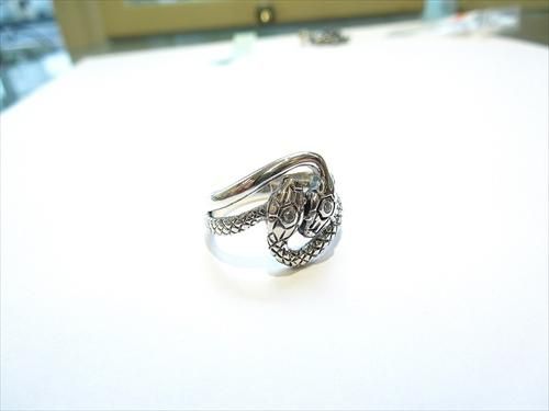 蛇,ヘビ,リング- 吉祥寺 シルバーアクセサリー シルバーハート