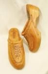 70'S COASTERS BRAIDED LEATHER SABOT (L.BRN)