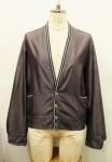<img class='new_mark_img1' src='https://img.shop-pro.jp/img/new/icons43.gif' style='border:none;display:inline;margin:0px;padding:0px;width:auto;' />60'S CAMPUS SATIN SHORT JACKET (C.GRY/BLK/WHT)