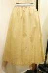 <img class='new_mark_img1' src='https://img.shop-pro.jp/img/new/icons43.gif' style='border:none;display:inline;margin:0px;padding:0px;width:auto;' />70'S LINEN TEXTURE GATHER SKIRT (M.TEA)
