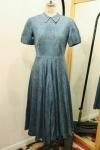 <img class='new_mark_img1' src='https://img.shop-pro.jp/img/new/icons43.gif' style='border:none;display:inline;margin:0px;padding:0px;width:auto;' />LATE 40'S50'S STUDDED SHORT SLEEVE DRESS (S.BLE)