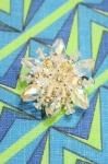 <img class='new_mark_img1' src='https://img.shop-pro.jp/img/new/icons43.gif' style='border:none;display:inline;margin:0px;padding:0px;width:auto;' />VINTAGE 50'S60'S SNOWFLAKE AURORA BEADS BROOCH