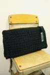 <img class='new_mark_img1' src='https://img.shop-pro.jp/img/new/icons43.gif' style='border:none;display:inline;margin:0px;padding:0px;width:auto;' />40'S CROCHET CORDE CLUTCH BAG WITH LUCITE CHARM (BLK)