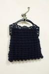 <img class='new_mark_img1' src='https://img.shop-pro.jp/img/new/icons43.gif' style='border:none;display:inline;margin:0px;padding:0px;width:auto;' />30'S40'S CRODE CROCHET HANDBAG OLD PLASTIC HANDLE WITH COIN PURSE (NVY)
