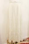 <img class='new_mark_img1' src='https://img.shop-pro.jp/img/new/icons43.gif' style='border:none;display:inline;margin:0px;padding:0px;width:auto;' />80'S EVAN PICONE COTTON LACE MAXI SKIRT (O.WHT)