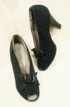 <img class='new_mark_img1' src='https://img.shop-pro.jp/img/new/icons43.gif' style='border:none;display:inline;margin:0px;padding:0px;width:auto;' />DEAD STOCK 40'S PEEP TOE BOW PUMPS (BLK)