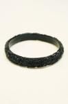 <img class='new_mark_img1' src='https://img.shop-pro.jp/img/new/icons43.gif' style='border:none;display:inline;margin:0px;padding:0px;width:auto;' />VINTAGE 40'S CELLULOID FLOWER CARVED BANGLE (BLK)