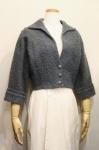<img class='new_mark_img1' src='https://img.shop-pro.jp/img/new/icons43.gif' style='border:none;display:inline;margin:0px;padding:0px;width:auto;' />50'S60'S CURLY WOOL DOLMAN SLEEVE CROPPED JACKET (GRY)