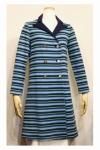 <img class='new_mark_img1' src='https://img.shop-pro.jp/img/new/icons43.gif' style='border:none;display:inline;margin:0px;padding:0px;width:auto;' />60'S KIMBERLY DOUBLE BREAST BORDER KNIT COAT (NVY/H.BLE/N.GRN)