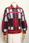 <img class='new_mark_img1' src='https://img.shop-pro.jp/img/new/icons43.gif' style='border:none;display:inline;margin:0px;padding:0px;width:auto;' />70'S BIG COLLAR WOOL MOHAIR CARDIGAN (BGDY/NVY/WHT)