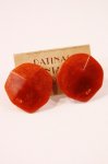 <img class='new_mark_img1' src='https://img.shop-pro.jp/img/new/icons43.gif' style='border:none;display:inline;margin:0px;padding:0px;width:auto;' />VINTAGE BAKELITE OCTAGON MARBLE COLOR EARRINGS (O.BRN)