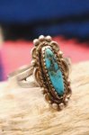 VINTAGE BELL TRADING TURQUOISE SILVER RING