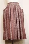 <img class='new_mark_img1' src='https://img.shop-pro.jp/img/new/icons43.gif' style='border:none;display:inline;margin:0px;padding:0px;width:auto;' />50'S60'S LADY MANHATTAN SIDE POCKET PRINTED GATHER SKIRT (BRN)