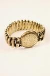 <img class='new_mark_img1' src='https://img.shop-pro.jp/img/new/icons43.gif' style='border:none;display:inline;margin:0px;padding:0px;width:auto;' />40'S ROUND PLATE SWEET HEART STRETCH EXPANSION BRACELET (GLD)