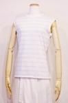 <img class='new_mark_img1' src='https://img.shop-pro.jp/img/new/icons43.gif' style='border:none;display:inline;margin:0px;padding:0px;width:auto;' />70'S MULTI BORDER SLEEVELESS TOPS (WHT/PASTEL)