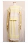 <img class='new_mark_img1' src='https://img.shop-pro.jp/img/new/icons43.gif' style='border:none;display:inline;margin:0px;padding:0px;width:auto;' />80'S SQUARE NECK BORDER TOPS & STRIPE SKIRT (MADE IN USA/YLW)