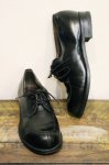 <img class='new_mark_img1' src='https://img.shop-pro.jp/img/new/icons43.gif' style='border:none;display:inline;margin:0px;padding:0px;width:auto;' />70'S US NAVY SERVICE SHOES LEATHER SOLE (BLK/5HC)