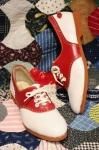 <img class='new_mark_img1' src='https://img.shop-pro.jp/img/new/icons43.gif' style='border:none;display:inline;margin:0px;padding:0px;width:auto;' />DEAD STOCK 50'S PETERMAN SADDLE SHOES (WHT/RED)