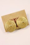 VINTAGE SARAH COVENTRY GOLD TONE EARRINGS (GLD)