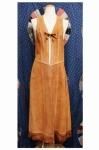 <img class='new_mark_img1' src='https://img.shop-pro.jp/img/new/icons43.gif' style='border:none;display:inline;margin:0px;padding:0px;width:auto;' />70'S BAGATELLE SUEDE MAXI LONG VEST (L.BRN)