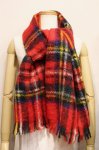 <img class='new_mark_img1' src='https://img.shop-pro.jp/img/new/icons43.gif' style='border:none;display:inline;margin:0px;padding:0px;width:auto;' />VINTAGE TARTAN CHECK MOHAIR WOOL MUFFLER (PNK/RED)