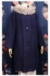 <img class='new_mark_img1' src='https://img.shop-pro.jp/img/new/icons43.gif' style='border:none;display:inline;margin:0px;padding:0px;width:auto;' />50'S MINK FUR COLLAR WOOL COAT (N.BLE)