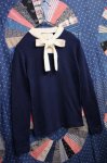 <img class='new_mark_img1' src='https://img.shop-pro.jp/img/new/icons43.gif' style='border:none;display:inline;margin:0px;padding:0px;width:auto;' />DEAD STOCK 60'S BOW KNIT TOPS (NVY/O.WHT)