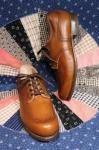 <img class='new_mark_img1' src='https://img.shop-pro.jp/img/new/icons43.gif' style='border:none;display:inline;margin:0px;padding:0px;width:auto;' />DEAD STOCK 60'S WING TIP LEATHER OXFORD SHOES (BRN)