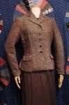 <img class='new_mark_img1' src='https://img.shop-pro.jp/img/new/icons43.gif' style='border:none;display:inline;margin:0px;padding:0px;width:auto;' />50'S NEP WOOL WAIST SHAPE SINGLE BREAST JACKET (S.GRN/L.BRN)
