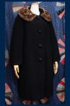 <img class='new_mark_img1' src='https://img.shop-pro.jp/img/new/icons21.gif' style='border:none;display:inline;margin:0px;padding:0px;width:auto;' />50'S MINK FUR COLLAR WOOL COAT (BLK/BRN) ★20%OFF 26400円→