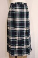 <img class='new_mark_img1' src='https://img.shop-pro.jp/img/new/icons43.gif' style='border:none;display:inline;margin:0px;padding:0px;width:auto;' />80'S TARTAN CHECK WOOL KILT SKIRT (GRY/NVY/WHT)
