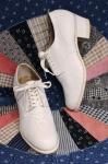 <img class='new_mark_img1' src='https://img.shop-pro.jp/img/new/icons43.gif' style='border:none;display:inline;margin:0px;padding:0px;width:auto;' />DEAD STOCK 40'S MEDALLION LEATHER OXFORD SHOES (WHT)