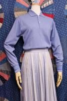 DEAD STOCK 60'S Donmoor LONG SLEEVE POLO SHIRTS SIZE 14 OR 16 (H.BLE)
