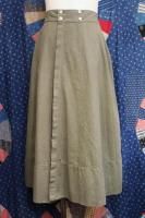 50'S OVER DYED COTTON UNIFORM OVER SKIRT (OD)
