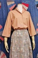 60'S ITALIAN COLLAR 3/4 SLEEVE SHIRTS (M.TEA)