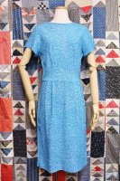 60'S PAISLEY PATTERN SHORT SLEEVE DRESS (TQ)