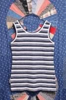 <img class='new_mark_img1' src='https://img.shop-pro.jp/img/new/icons43.gif' style='border:none;display:inline;margin:0px;padding:0px;width:auto;' />70S JC Penney TERRY CLOTH PILE BORDER TANK TOP (NVY/WHT)